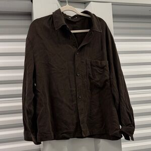 Men's Brown Long-sleeve